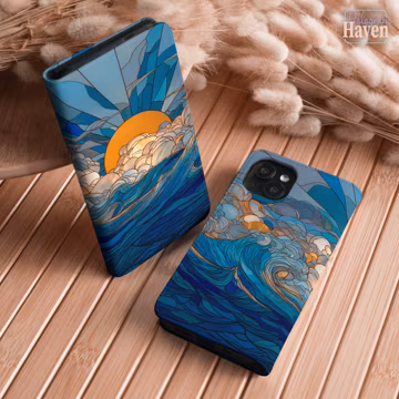 Sunset wallet case for Samsung S25 FE S26 plus S24 s23 S22 S21 S20 A57 A37 A56 A35 A53 iPhone Air 17 pro 17e 16 16e 15 14 13 12 8 SE hh039