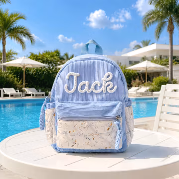 Personalized Boys Backpack - Small / Large Size - Toddler Back To School Gift
