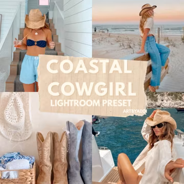 Coastal Cowgirl Lightroom Mobile Preset: Summer Photo Filter
