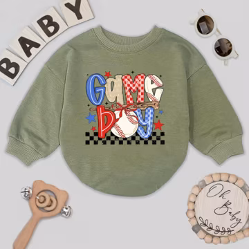 Baseball Game Day Romper, Baby Baseball Outfit, Toddler Sports Romper, Game Day Clothes, Baseball Baby Gift, Unisex Infant Outfit