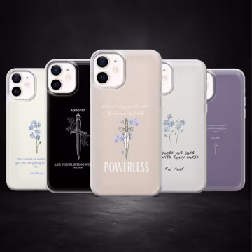 Powerless Book Phone Case Romance Magic Cover for iPhone 17Pro, 16, 15, 14, 13, 12, Samsung S26, S25, S24, S23, A17, A57, A37 Pixel 10, 9