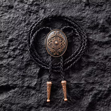 Bolo Tie, Vintage Copper Bolo Tie, Western Wedding Jewelry, Cowboy Groomsmen Gift