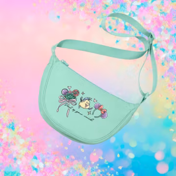 Aqua Magically inspired Mermaid Princess design bag