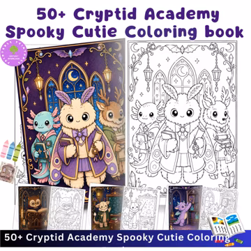 Dark Academia Coloring Pages | Gothic Aesthetic Coloring Book | Vintage Books, Libraries & Study Scenes | Relaxing Adult Coloring Book PDF