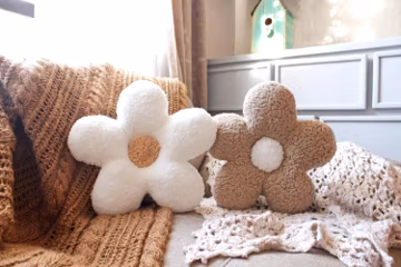 Flower Pillow Sewing Pattern: Easy DIY Nursery Decor (PDF Pattern)