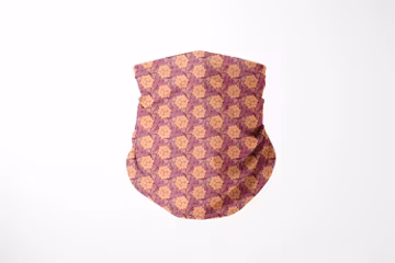 Maurice Pillard Verneuil Butterfly Pattern Neck Gaiter- Art Nouveau Style Multi Use Face Cover- Wearable As Scarf, Beanie, or Headband
