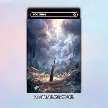 MTG Card Sleeves,Buster Sword | Final Fantasy Inspired Card Sleeves,MTG Accessories,Gift for Game Enthusiasts,top Quality Magic Sleeves