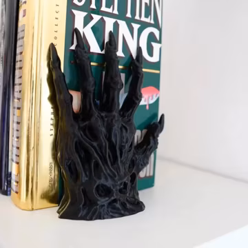 Gothic Demon Claw Bookends – Horror Shelf Decor, Halloween Gift