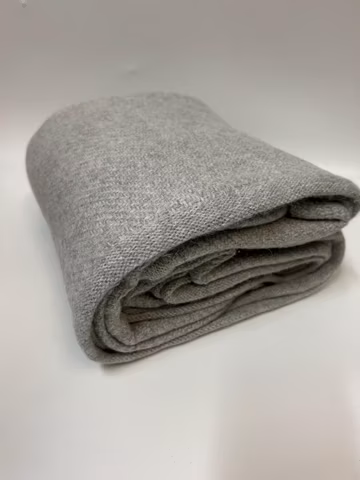 Luxury Warm 100% Baby Alpaca Wool Blanket / Alpaca Travel blanket / Gray Blanket / Luxury Throw 130X180cm