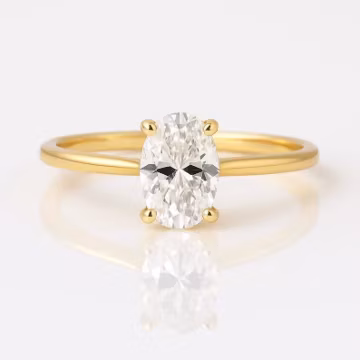 Oval Ring, CZ Ring, Promise Ring, Wedding Ring, Engagement Ring, Anniversary Ring, Diamond Ring, Cubic Zirconia Ring Gold Ring, Gift for Her