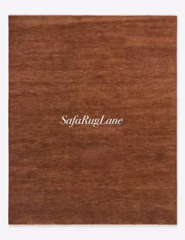 Luxury Handmade Wool Rug, Modern Minimalist Area Rug, Custom Brown Hand Knotted Rug, Neutral Living Room Carpet
