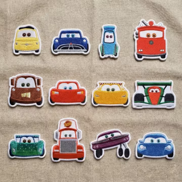 Disney Pixar Cars Embroidered Patches, Lightning McQueen Iron on Patch, Radiator Springs Patch, Disney Gifts, Jacket Backpack Hat Patch