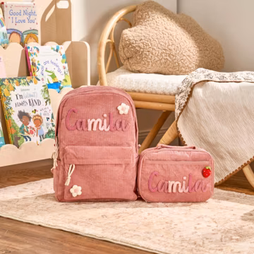 Custom Set: Kid Backpack and Insulated Lunchbag • Back to School • Kid Gift