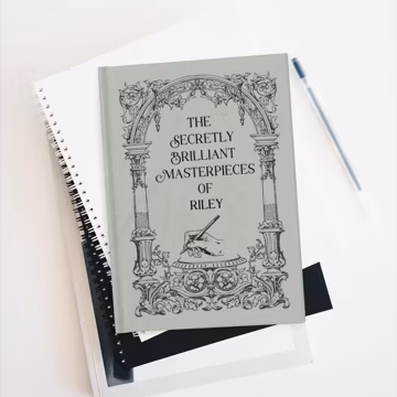 Personalizable Artist Hardcover Sketch Book: Custom Doodle Drawing Notebook Unlined