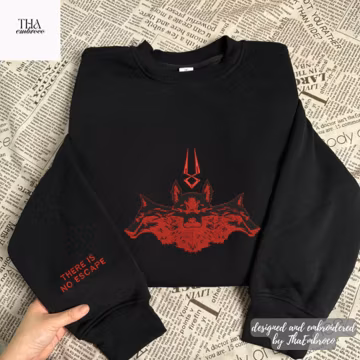 Hades 2 Cerberus Embroidered Sweatshirt and Hoodie, Zagreus Hades Shirt