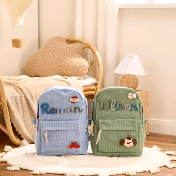 Personalized Backpack · Back to School Gift · Custom School Bag for Kids and Toddlers · First Day of School · Daycare Bag