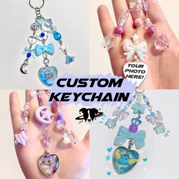 Custom Handmade Anime/Oshikatsu OC Keychain Fandom Bag Charm!