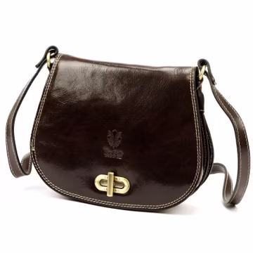 Italian Leather Crossbody Bag Women Genuine Leather Shoulder Bag Classic Saddle Bag Handmade Elegant Purse Gift for Her