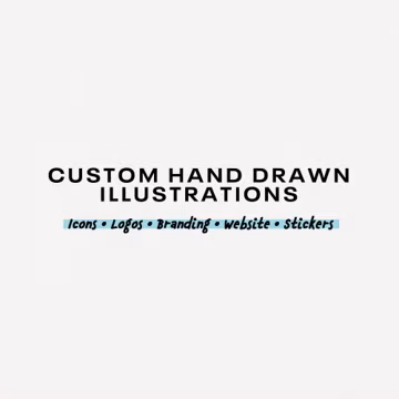 Custom Hand Drawn Illustrations SVG PNG