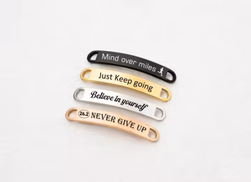 Personalized Shoe Tags, Custom Shoelaces Tags, Running Shoe Tags, Customized Shoe Tag, Metal Shoe Lace Charm, Marathon Gift, Shoe Buckle