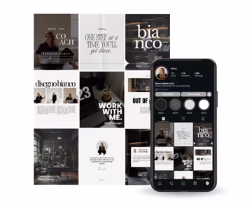Neutral Instagram Templates for Business | 500+ Canva Social Media Posts, Stories & Reels | Branding Kit