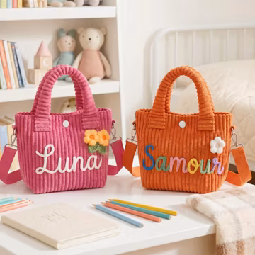 Toddler Purse With Name Personalised Kids Crossbody Bag Custom Girl Birthday Gift Monogram Child Mini Bag First Purse Gift for Toddler Girl