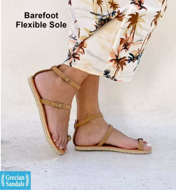 Barefoot Sandals with adjustable straps, Women's Sandals, Barefoot Sandals, leather sandals, Flat sandals, Comfortable Sandals, Sandals