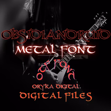 Celtic Gothic Metal Font – Dark Fantasy Branding, Book Covers, Games & Brutal Band Logo Typeface (OTF, TTF)