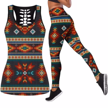 Printed Hollow Tank + Legging