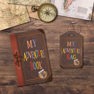 Passport Holder & Luggage Tag | Scrapbook Replica | My Adventure Book
