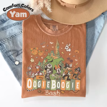 Comfort Colors Oogie Boogie Bash Halloween Shirt, Mickey And Friends Halloween Shirt, Disneyland Halloween Shirt, Disney Family Trip Shirt