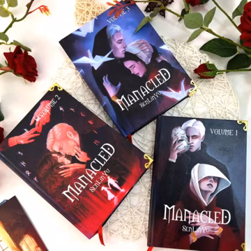 Manacled Book Set (3 Volumes) Handmade Special Edition β Fanmade Hardcover with Poster & Bookmark Gift 24