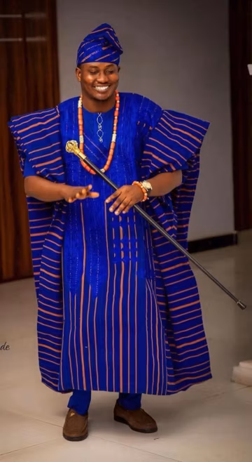 4pcs Asooke Agbada for Men | African Men Wedding Suit | African Men’s Clothing | Groomsmen Agbada | Traditional Wedding attire