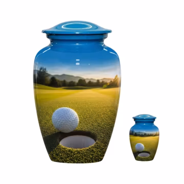 Golf Lover Cremation Urn for Ashes - Memorial Urns, Adult and Keepsake