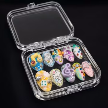 Y2K Colorful Press On Nails | Cute 3D Music Candy Nails | Retro Pop Nails | Playful Maximalist Nails | Handmade Set