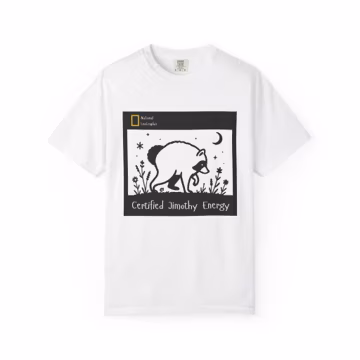 Certified Jimothy Energy T-Shirt | Bear Illustration, Moonlit Nature