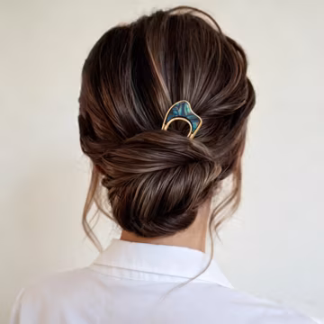 Handmade Bun Pin,Minimalist Metal Hair Pin,U-Shaped Pin, French Hair Pin,Hair Accessory