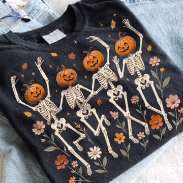 Wildflower Skeleton Png, Spooky Floral Skeleton Png, Botanical Skeleton Png, Preppy Halloween Png, Spooky Season Sublimation Download