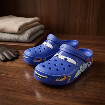 Kids Cartoon Race Car Clogs | Waterproof EVA Slip On Sandals | Breathable Summer Pool Shoes | Casual Garden Slides | Outdoor Fun Wear Boys