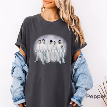 Backstreet Boys Millennium Logo T-Shirt: Comfort Colors, 100% Cotton, Vintage 90s Tour, Unisex S-3XL