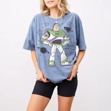 Vintage Buzz Lightyear To Infinity And Beyond png, Toy Story Pixar Disney Tee, Space Ranger Shirt, Disneyland Family Trip Matching PNG