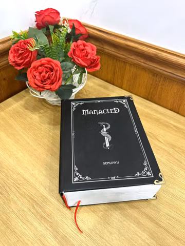MANACLED Hardcover Book: Illustrated Romantic Dramione Fanfiction, Snake Cover Art