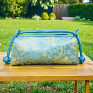 Green Floral Satin Shoulder Bag:Boho Style Handbag, weekend bag for her,fashion womens bag,handmade gifts,Personalized Gift,19 Style colors!