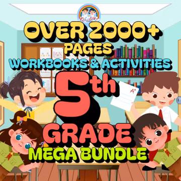 5th Grade Mega Bundle | 2000+ Pages Printable Homeschool Curriculum (PDF)