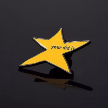Your Did It Meme Star — Enamel Pin — Funny Yellow Star —Badge Lapel Brooch Gift