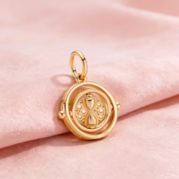 Spinning Time Turner Pendant Charm,925 Sterling Silver Charm,Compatible with Pandora Bracelets,Inspired,Perfect Gift for Girls Women