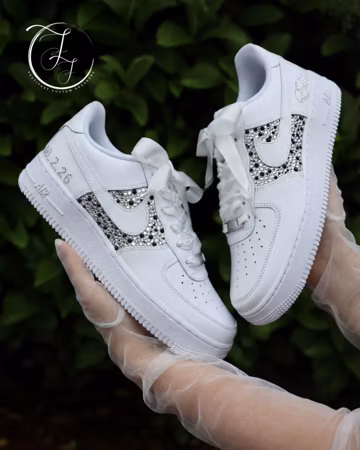 Wedding Bridal Sneaker Personalized, Air Force 1 Wedding Sneaker, Custom Shoe for Bride