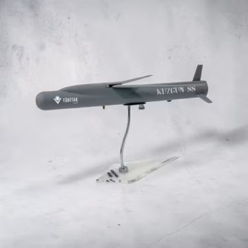 Missile Display Model – Kuzgun-SS - 22cm ABS Plastic Replica, Military Aircraft Collectible