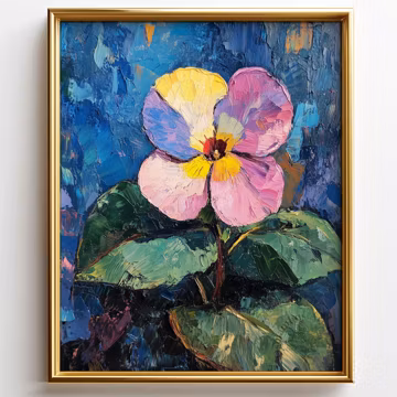 Pink Primrose Botanical Art Print – Cottagecore Floral Garden Wall Art (Digital Download) 1011