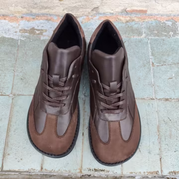 Anatomical Sneakers, Wide Toe Box Zero Drop Shoes, Custom Leather & Suede Barefoot Minimalist Unisex Trainers